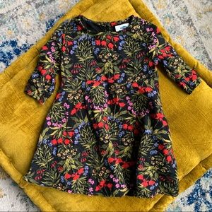 Old Navy Toddler Girl 3/4 Sleeve Berries Dress